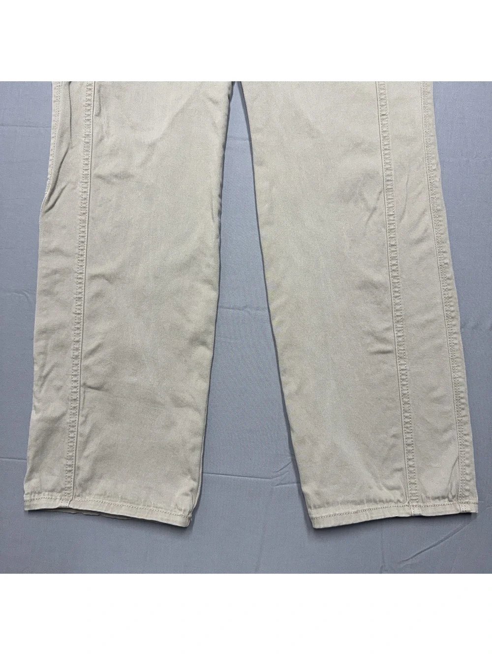 Gloria Vanderbilt Womens Cargo Utility Pants Cotton Stretch Solid Size 10 Beige